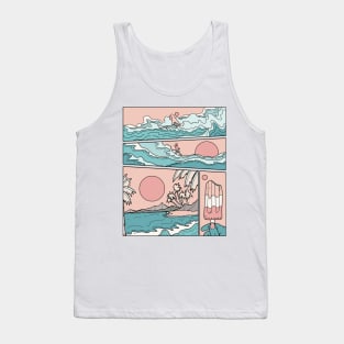 Life of a surfer Tank Top